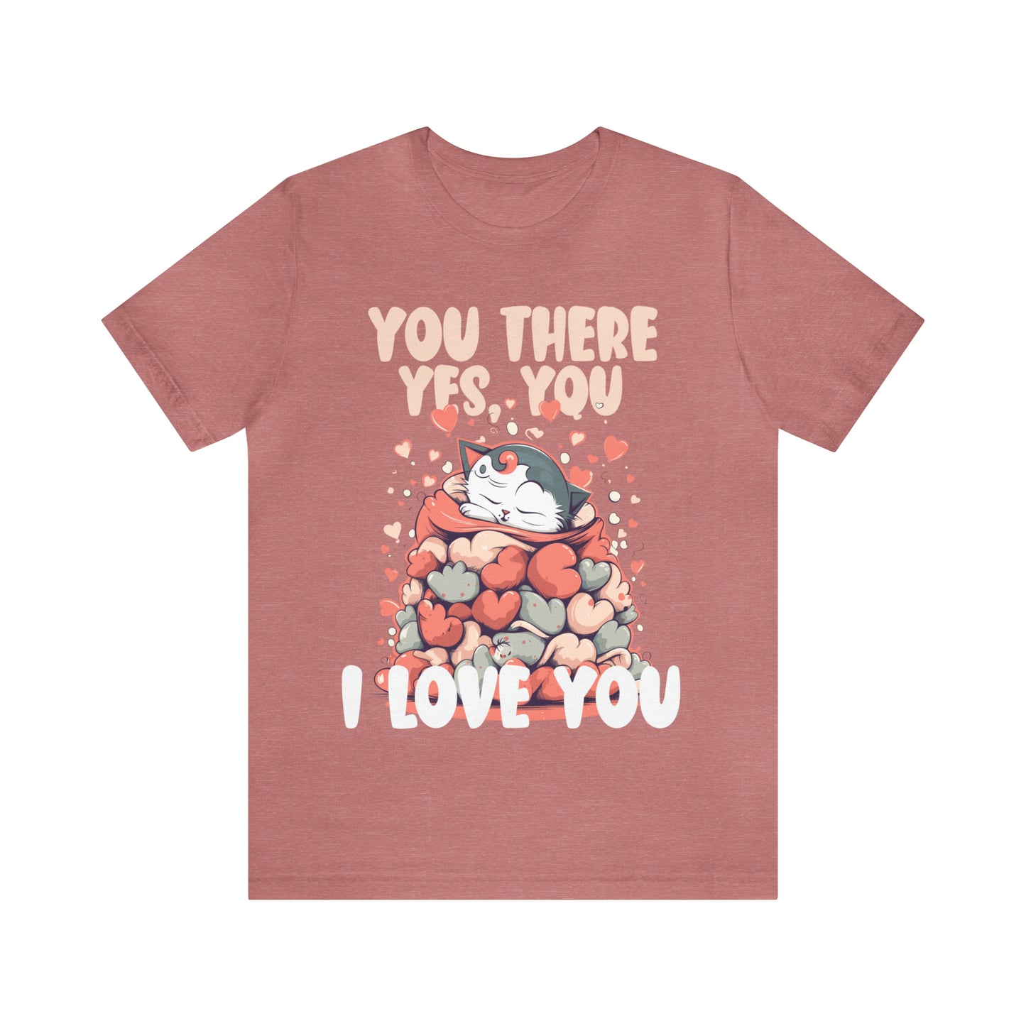 You There Yes, You I Love You Kitten Cat Lover Sleeping T-Shirt