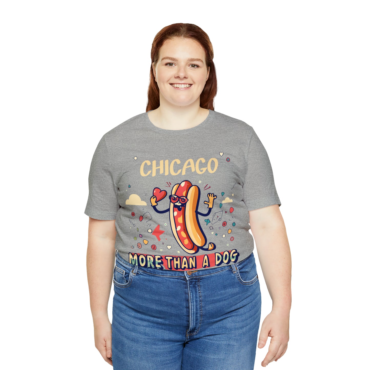 Chicago More Than a Dog Hot Dog Lover's Iconic Windy City T-Shirt