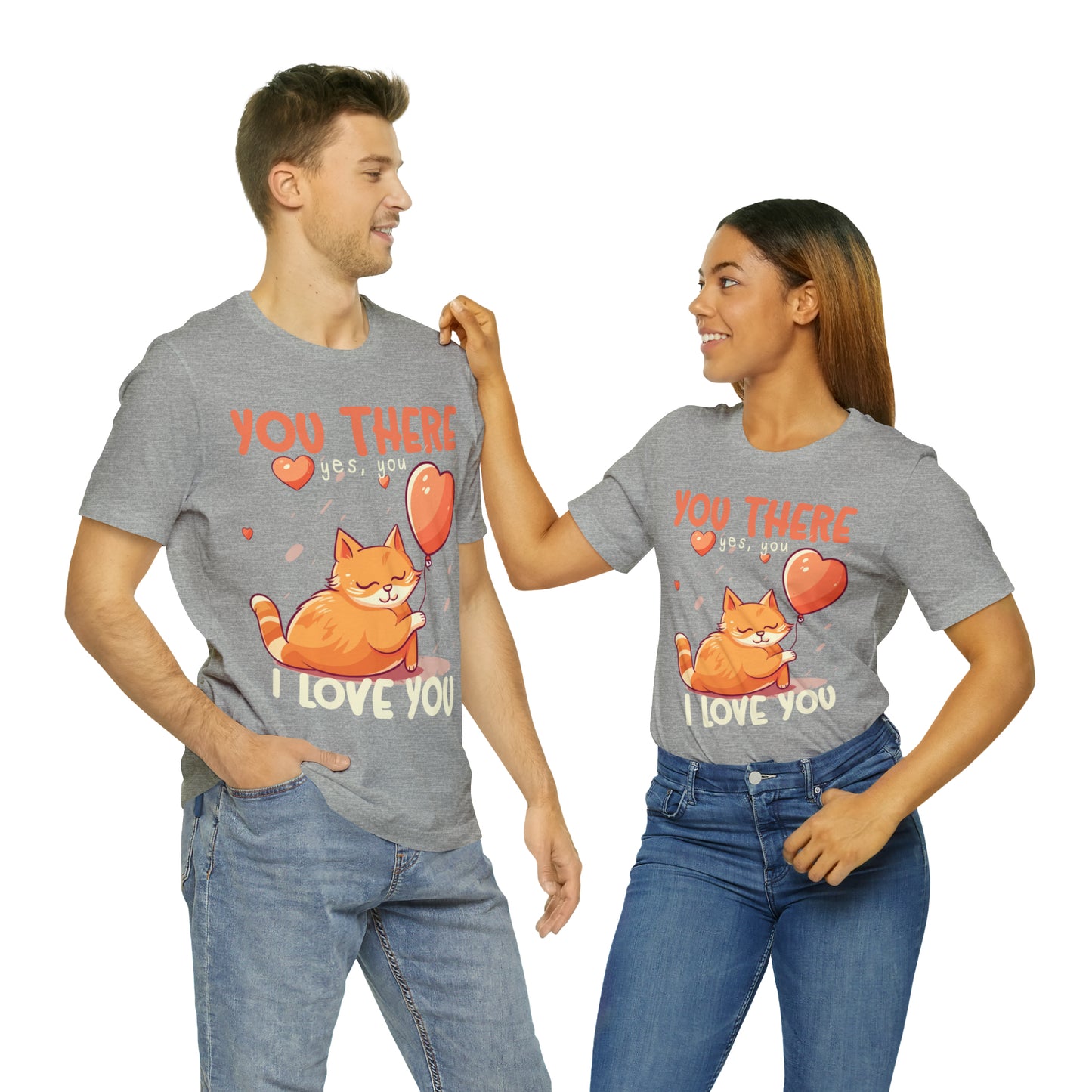 You There Yes, You I Love You Kitten Cat Lover Sleeping T-Shirt