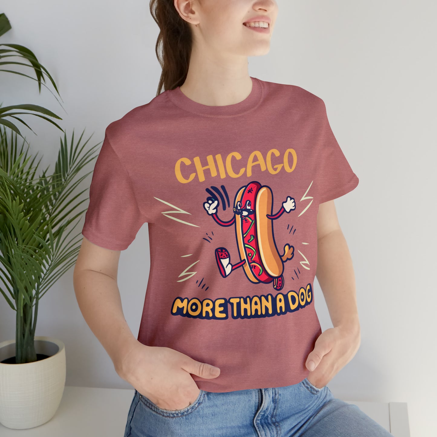 Chicago More Than a Dog Hot Dog Lover's Iconic Windy City T-Shirt