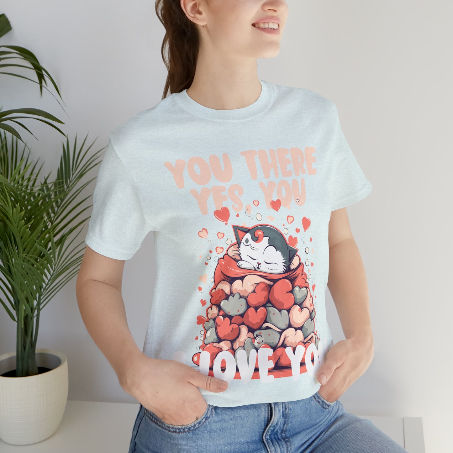 You There Yes, You I Love You Kitten Cat Lover Sleeping T-Shirt