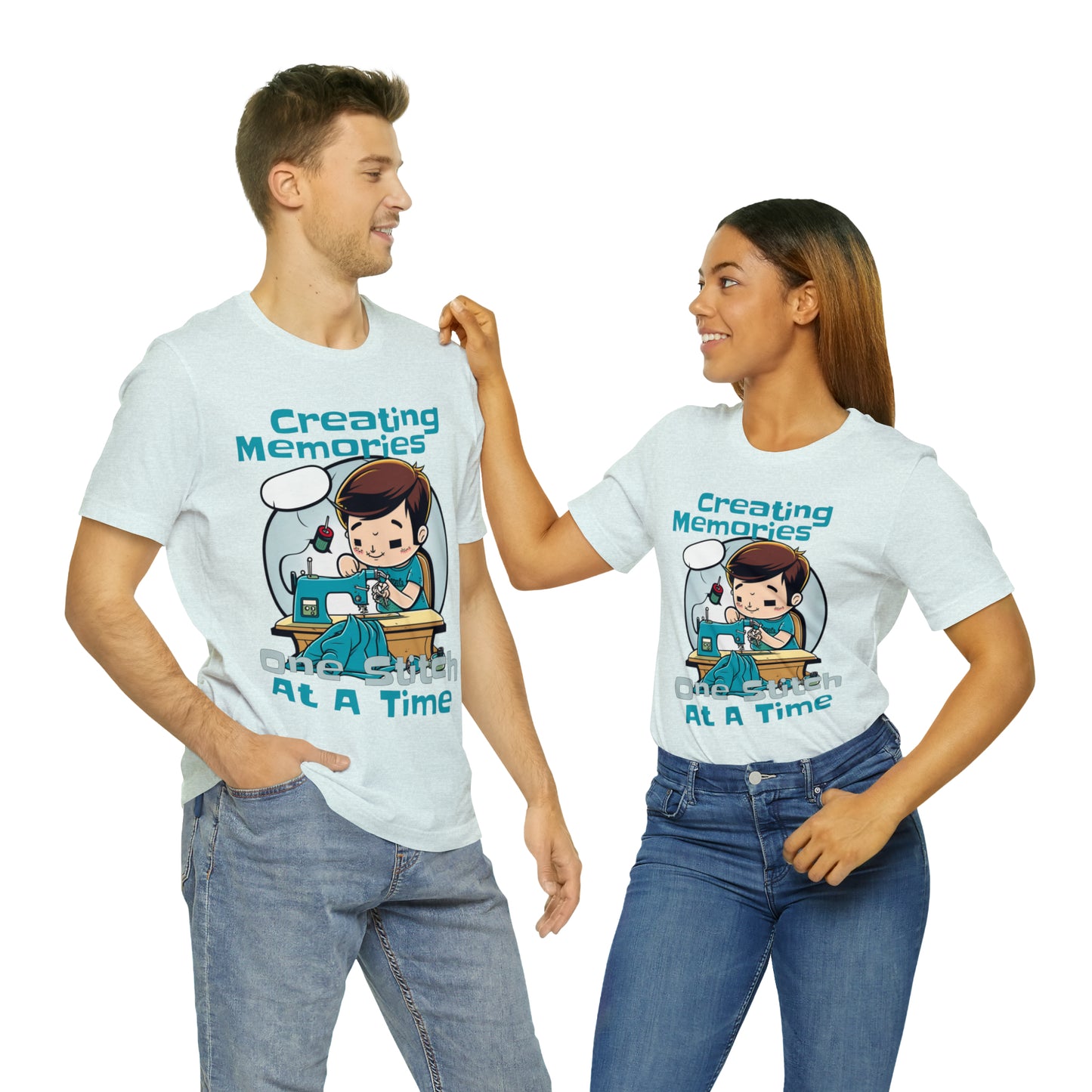 Creating Memories One Stitch At A Time Sewing Crafting T-Shirt