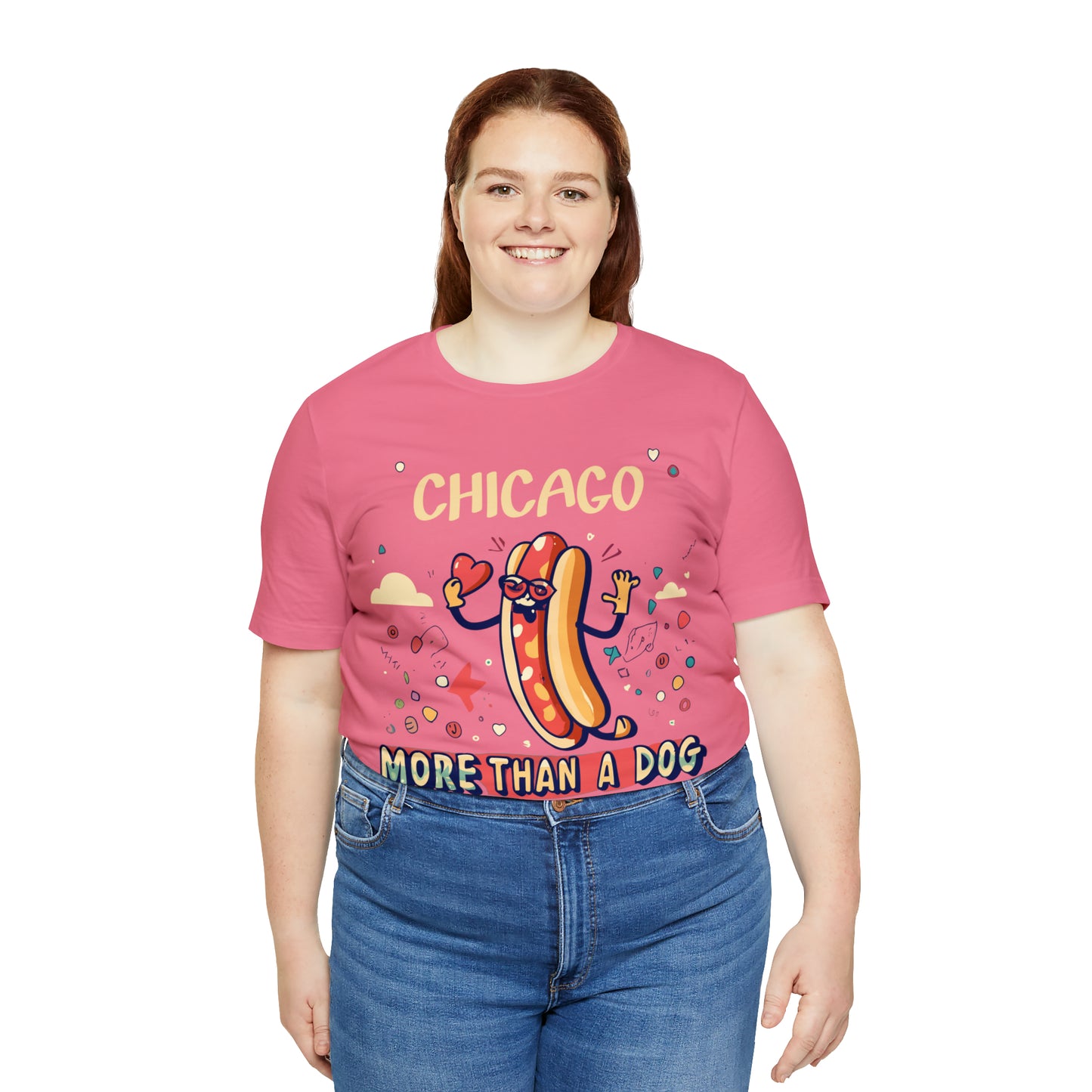 Chicago More Than a Dog Hot Dog Lover's Iconic Windy City T-Shirt