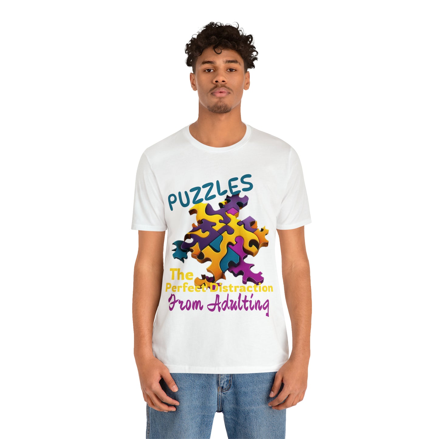 Puzzles The Perfect Distraction From Adulting Escapism T-Shirt