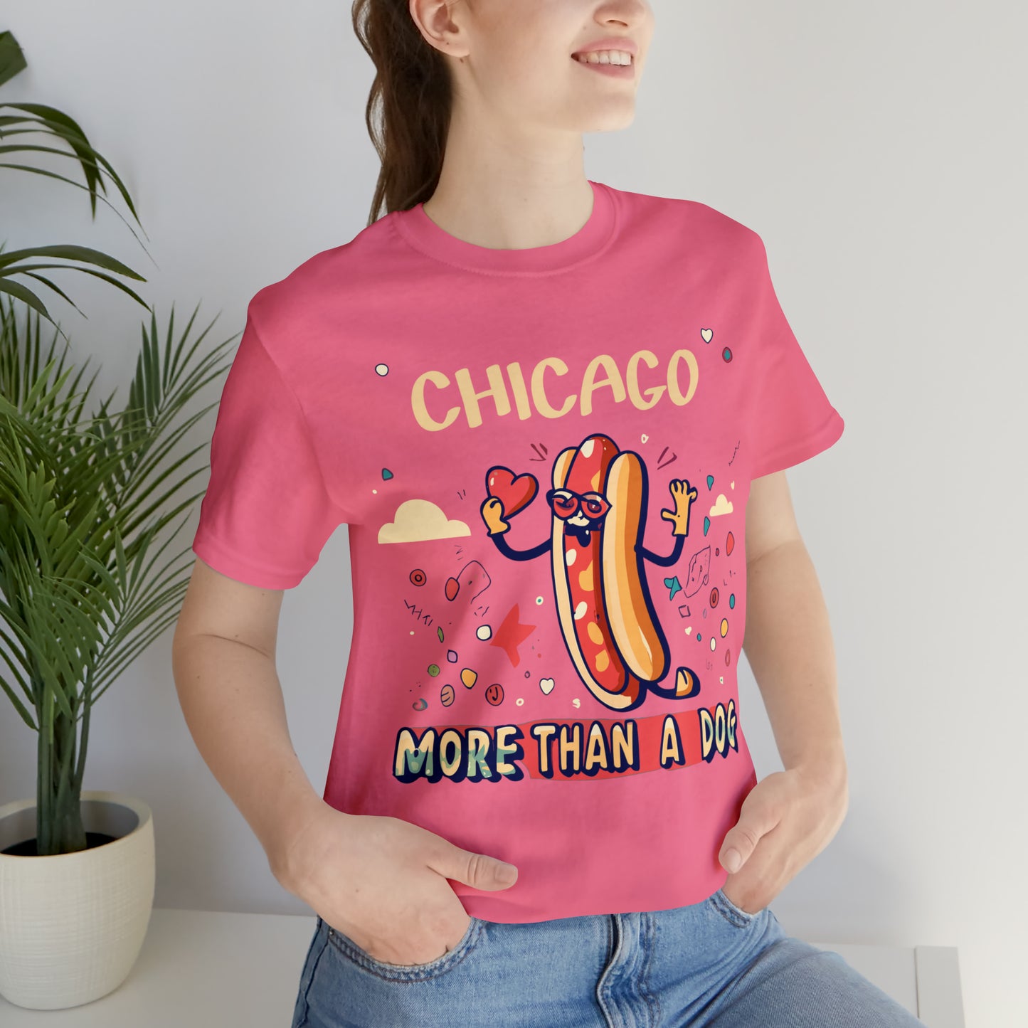 Chicago More Than a Dog Hot Dog Lover's Iconic Windy City T-Shirt