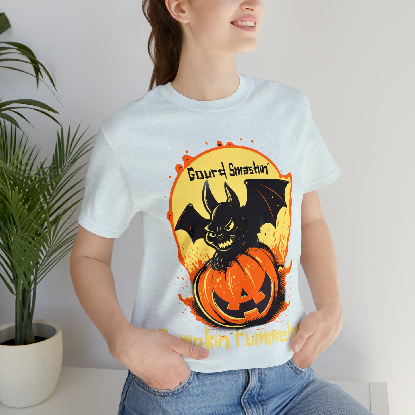 Gourd Smashin' Pumpkin Pummeling Halloween Autumn Harvest T-Shirt