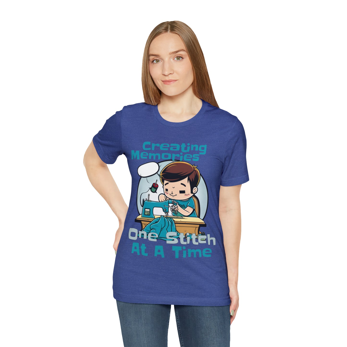 Creating Memories One Stitch At A Time Sewing Crafting T-Shirt