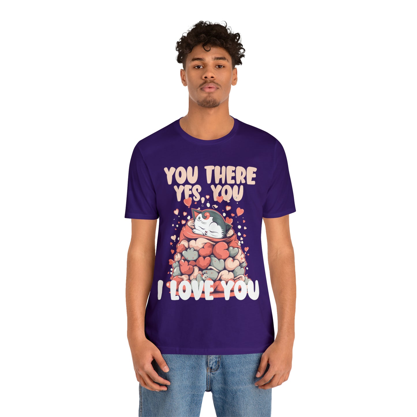 You There Yes, You I Love You Kitten Cat Lover Sleeping T-Shirt