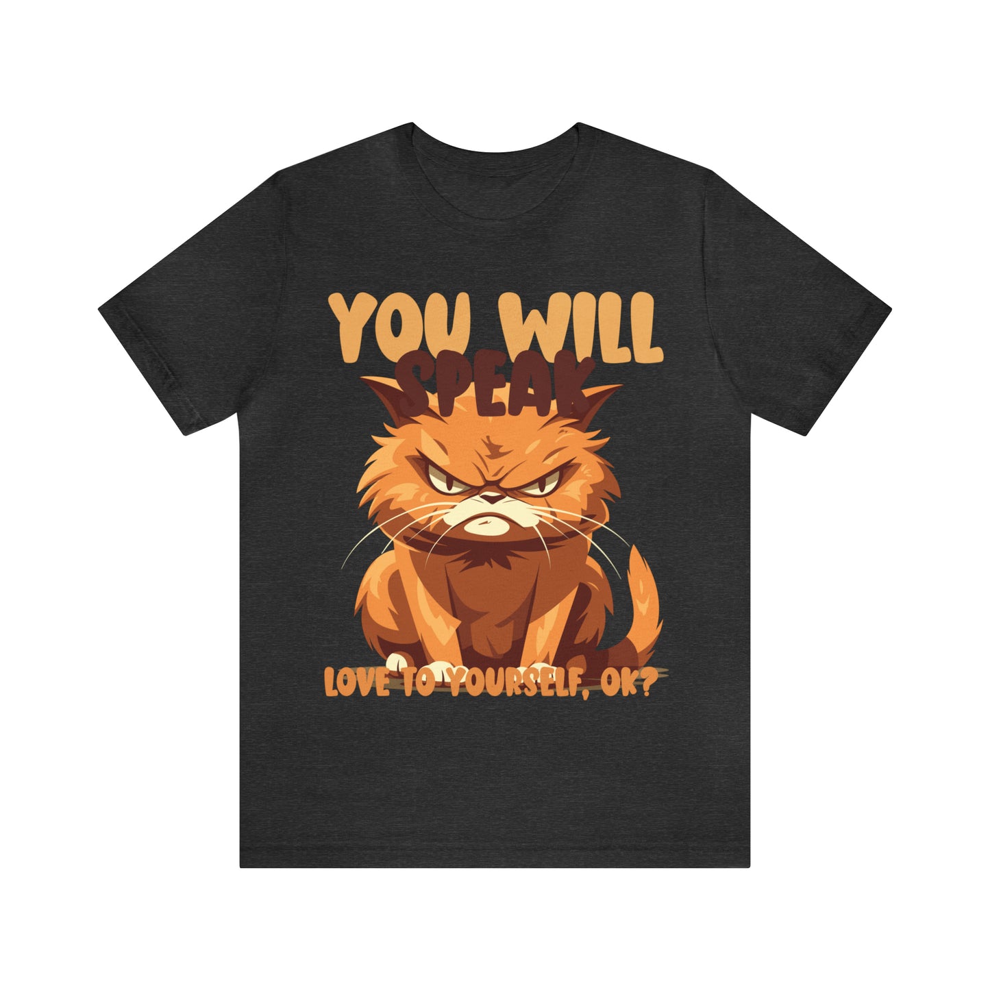 You Will Speak Love To Yourself, ok Cat Lover Feline Self T-Shirt