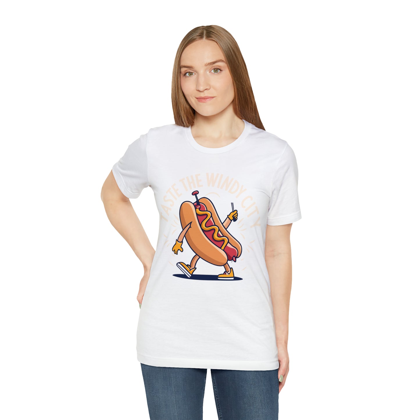 Taste The Windy City Chicago Hot Dog Lover Best Bites T-Shirt