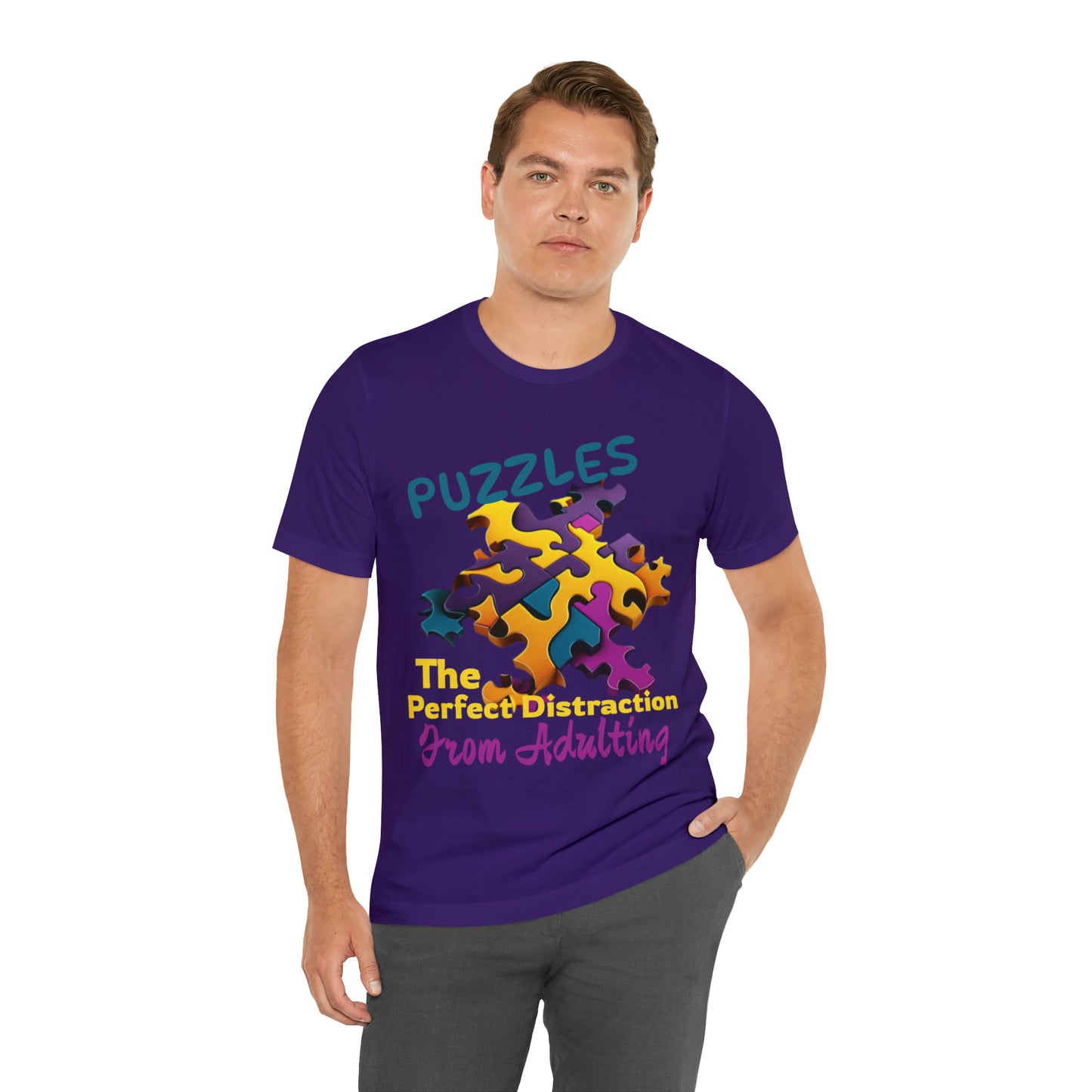 Puzzles The Perfect Distraction From Adulting Escapism T-Shirt