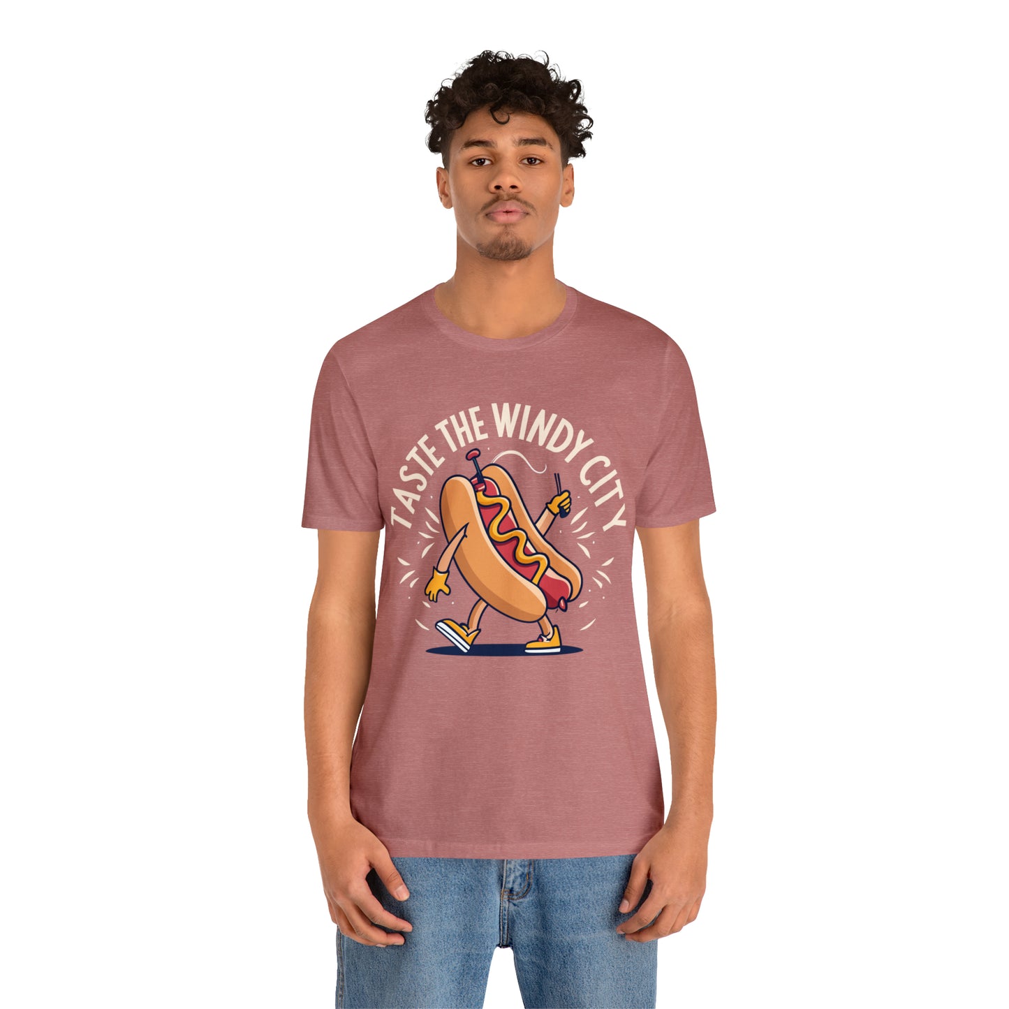 Taste The Windy City Chicago Hot Dog Lover Best Bites T-Shirt