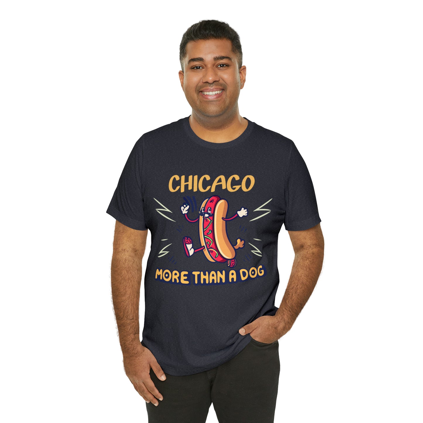 Chicago More Than a Dog Hot Dog Lover's Iconic Windy City T-Shirt