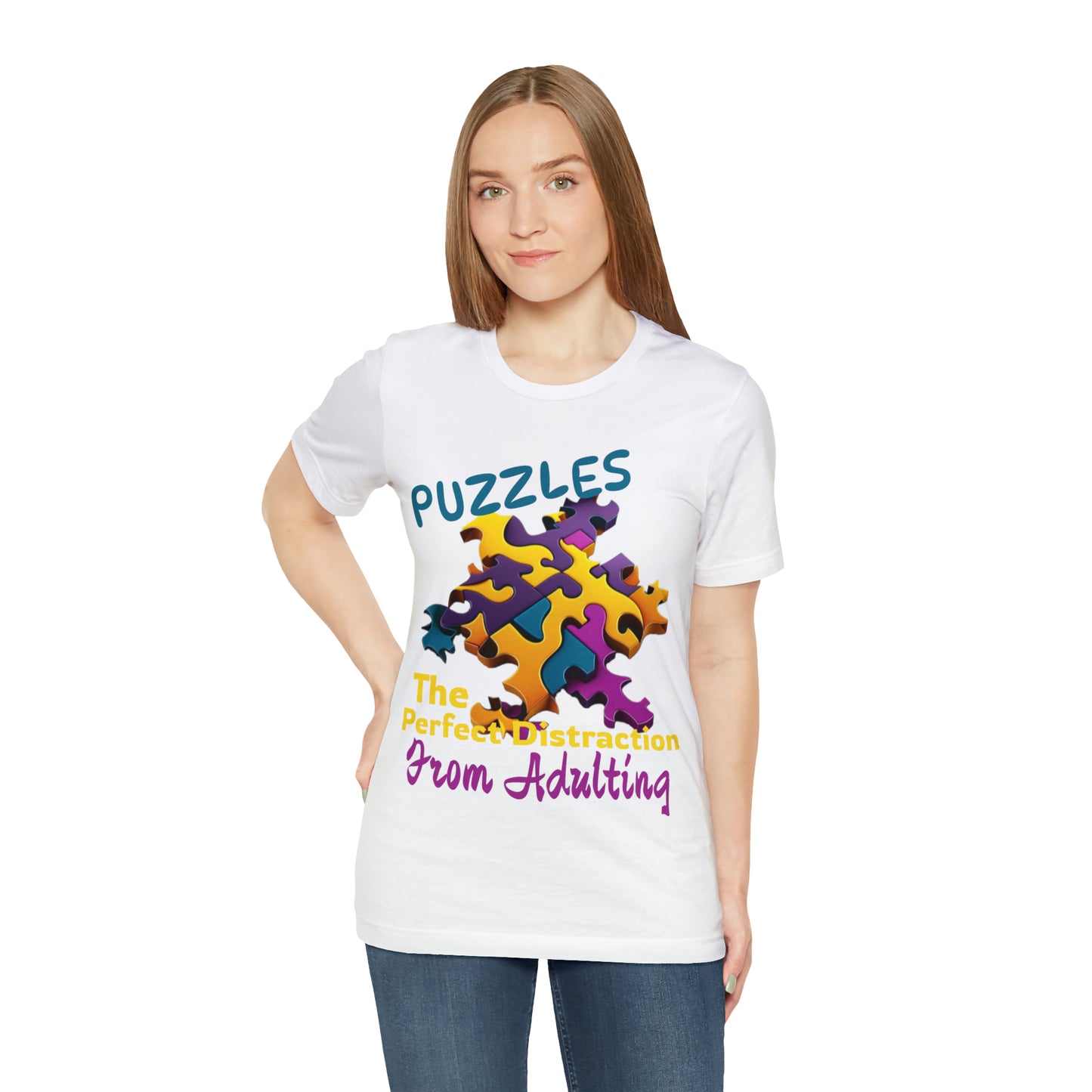 Puzzles The Perfect Distraction From Adulting Escapism T-Shirt