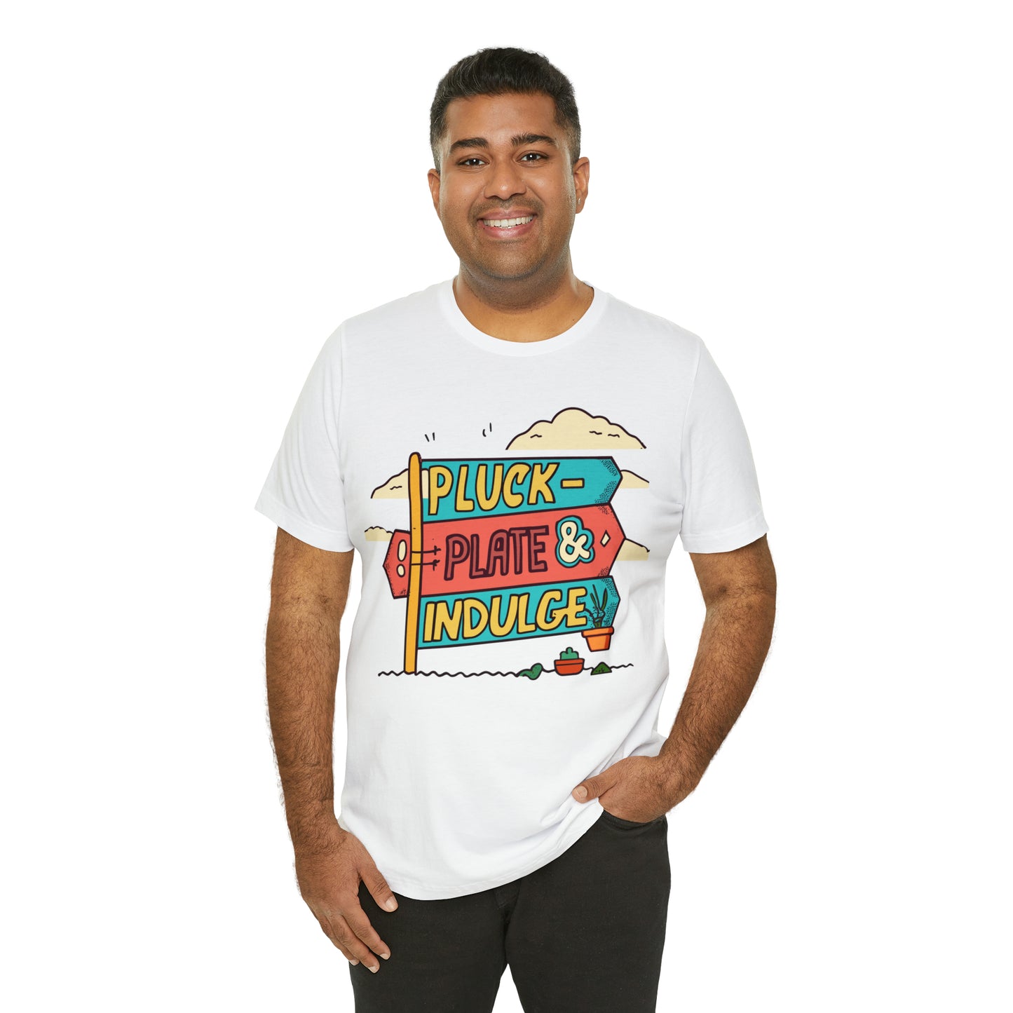 Pluck Plate & Indulge Farm-to-Table Culinary Delight T-Shirt