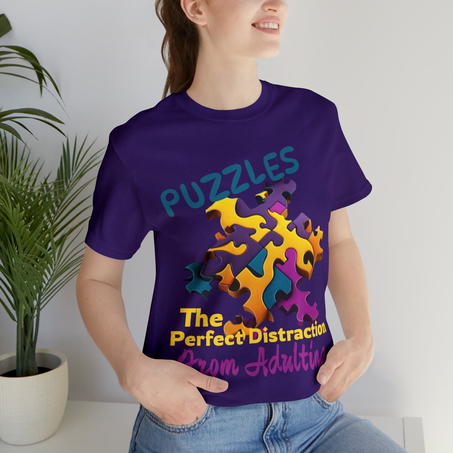 Puzzles The Perfect Distraction From Adulting Escapism T-Shirt