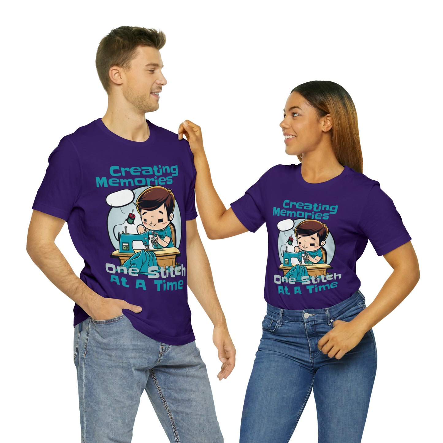 Creating Memories One Stitch At A Time Sewing Crafting T-Shirt