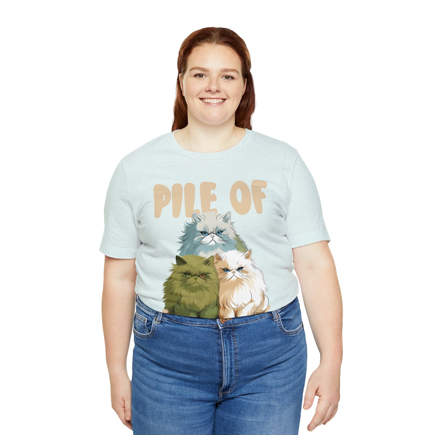 Cat Lover's Pile of Purr-fection Cute Feline Kitty T-Shirt