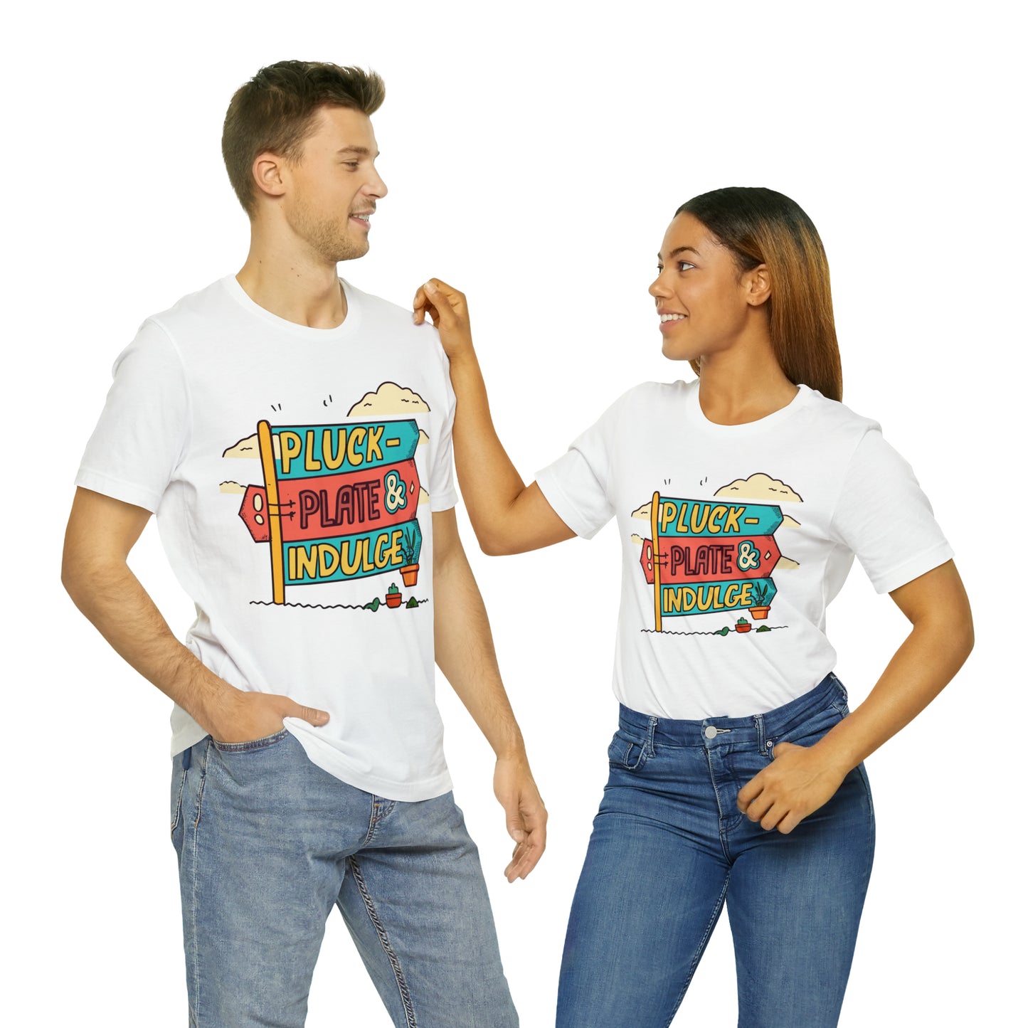 Pluck Plate & Indulge Farm-to-Table Culinary Delight T-Shirt