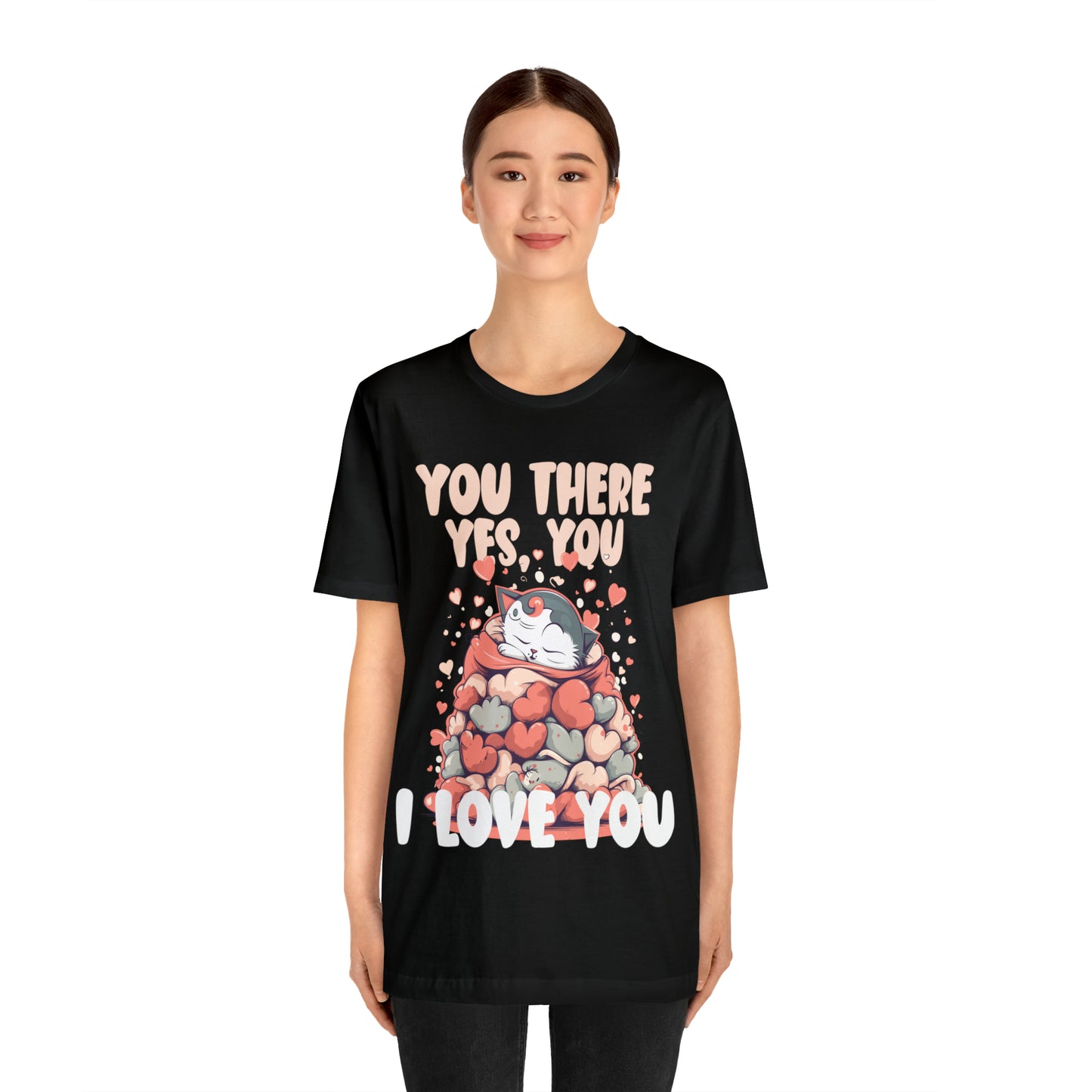 You There Yes, You I Love You Kitten Cat Lover Sleeping T-Shirt