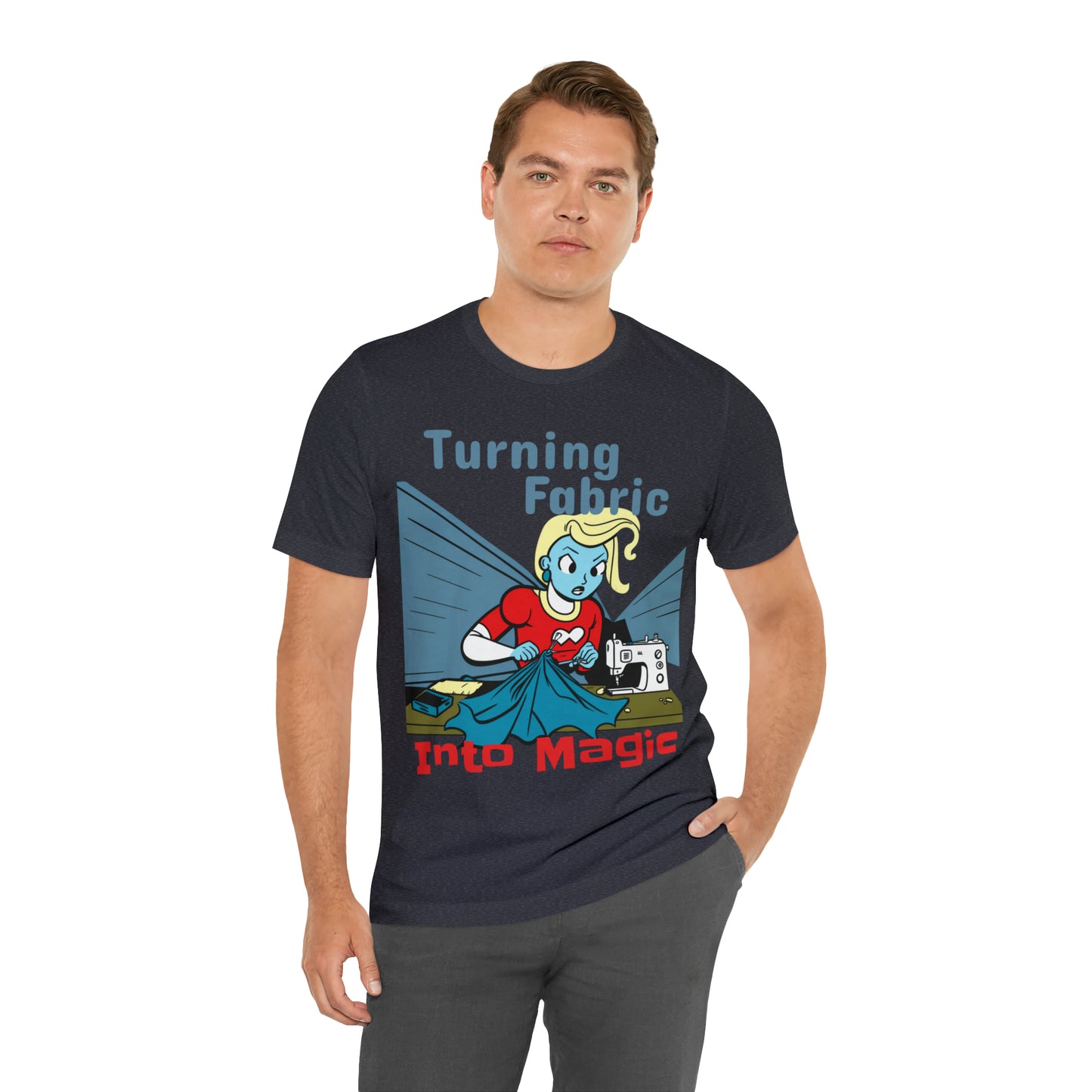 Turning Fabric In Magic Sewing Mystical Stitchery Creations T-Shirt