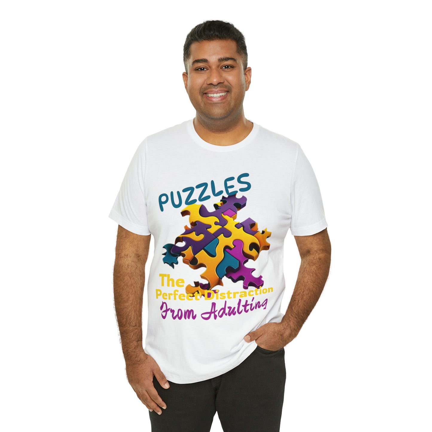 Puzzles The Perfect Distraction From Adulting Escapism T-Shirt