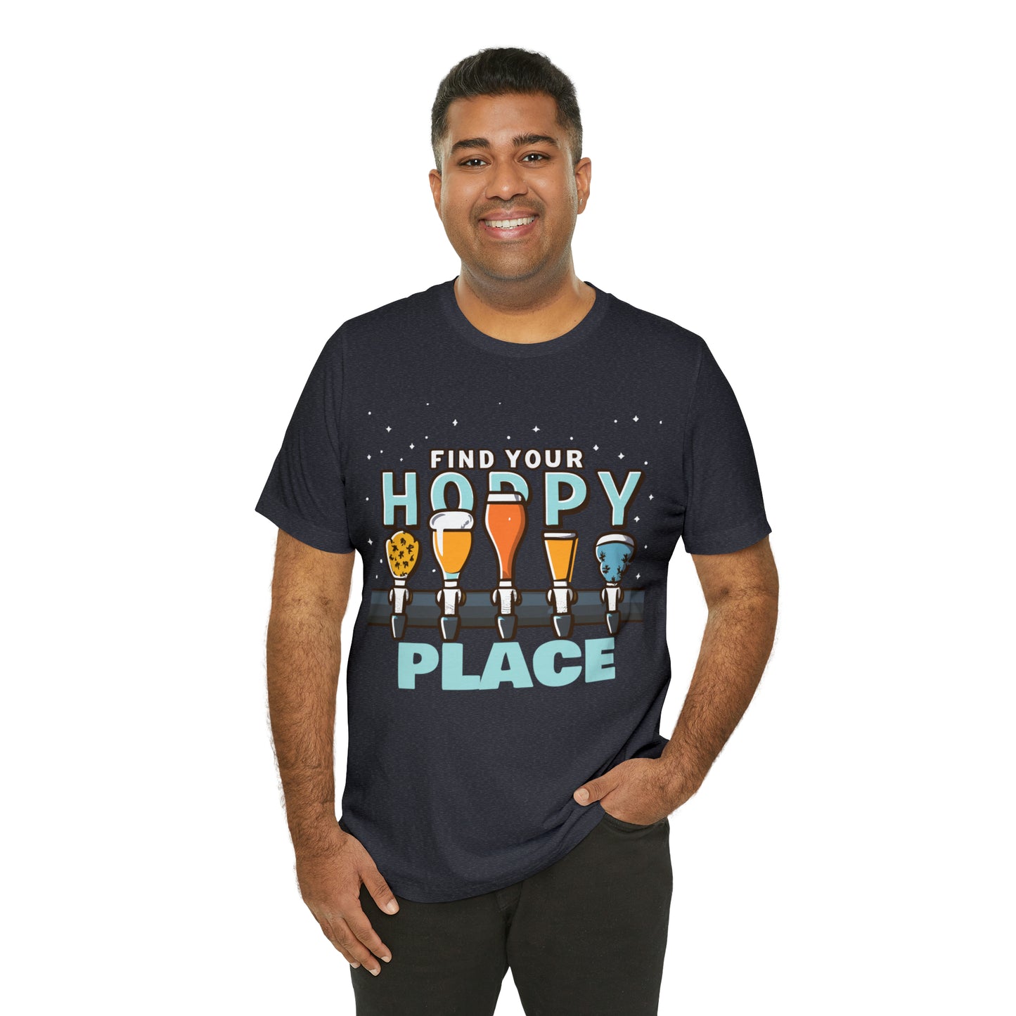 Find Your Hoppy Place Brewing Happiness Craft Beer T-Shirt