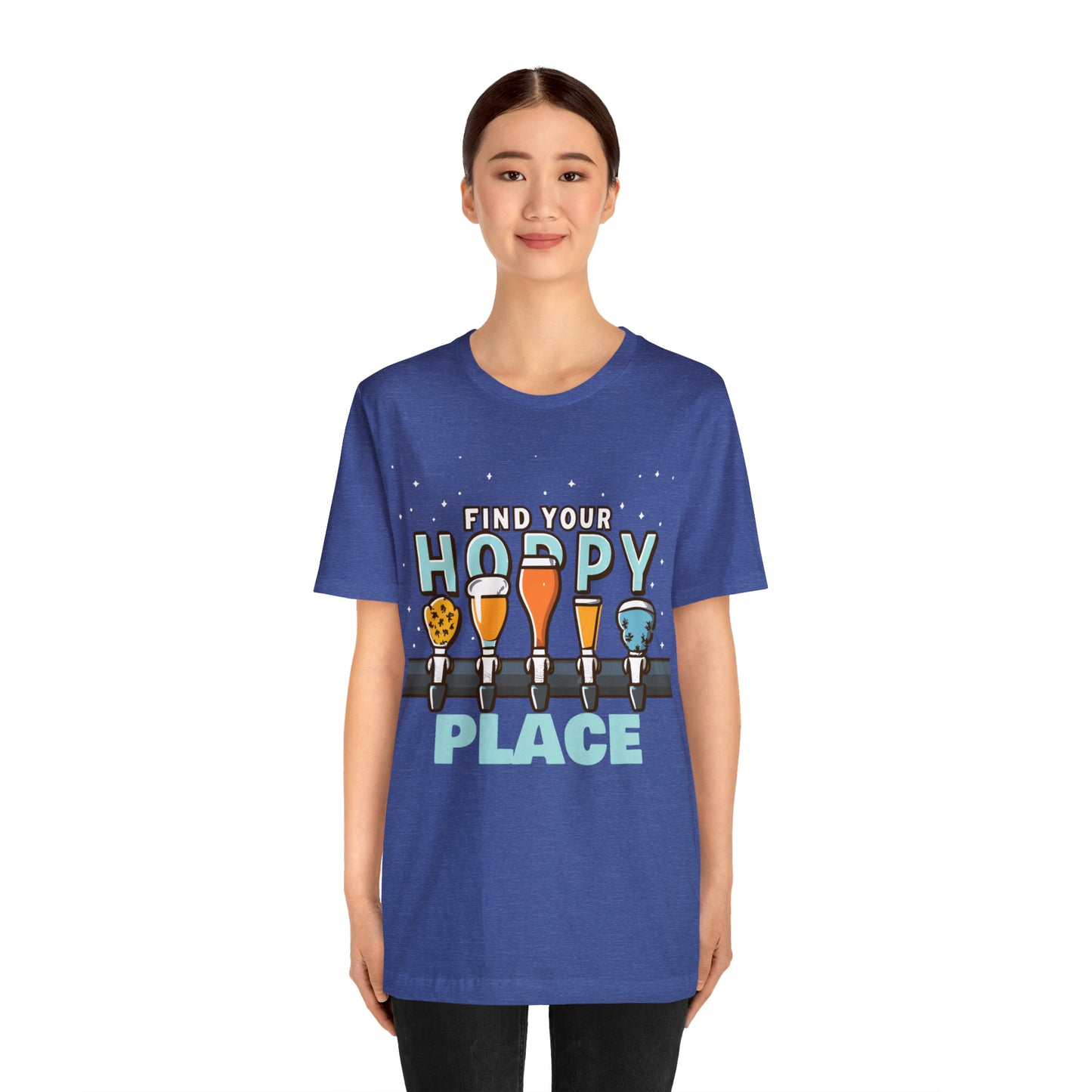 Find Your Hoppy Place Brewing Happiness Craft Beer T-Shirt