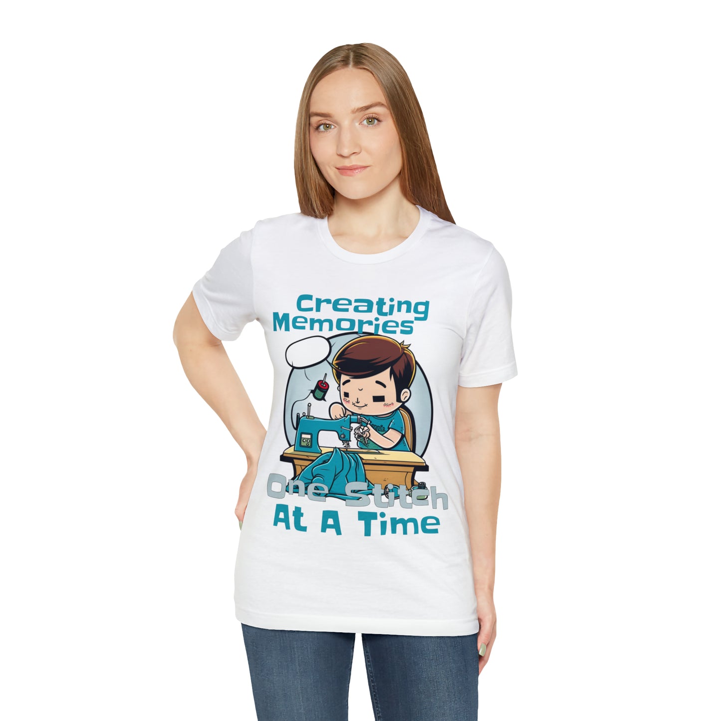 Creating Memories One Stitch At A Time Sewing Crafting T-Shirt