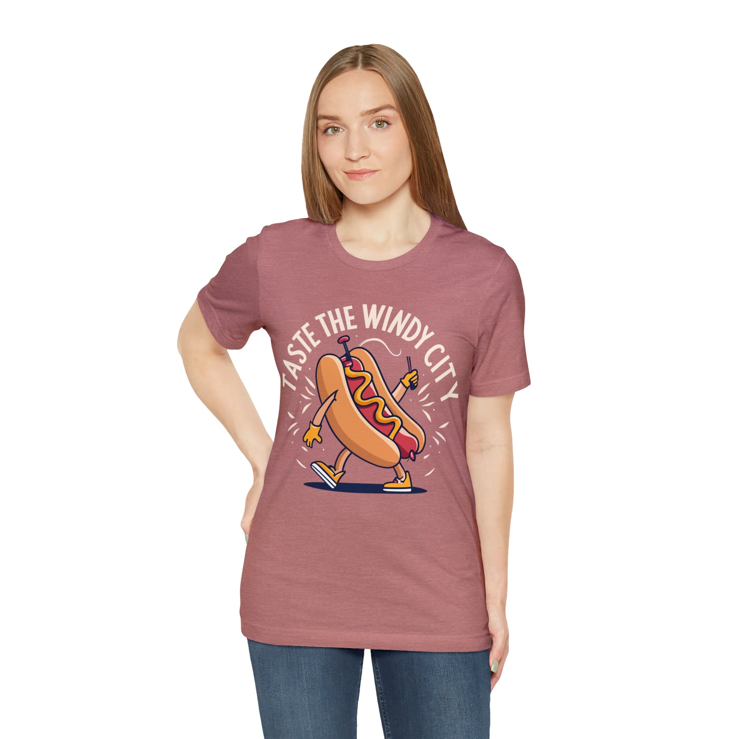 Taste The Windy City Chicago Hot Dog Lover Best Bites T-Shirt