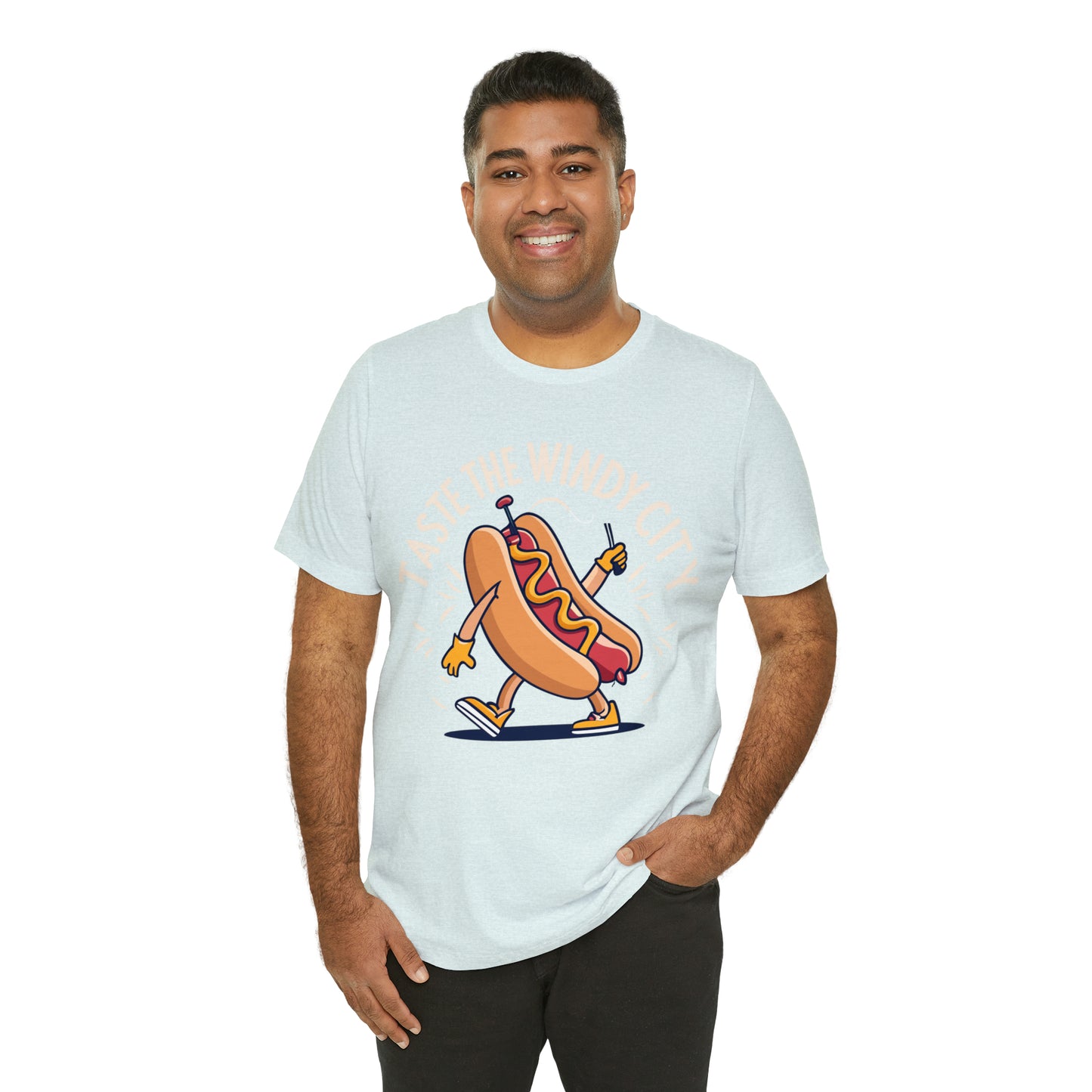 Taste The Windy City Chicago Hot Dog Lover Best Bites T-Shirt