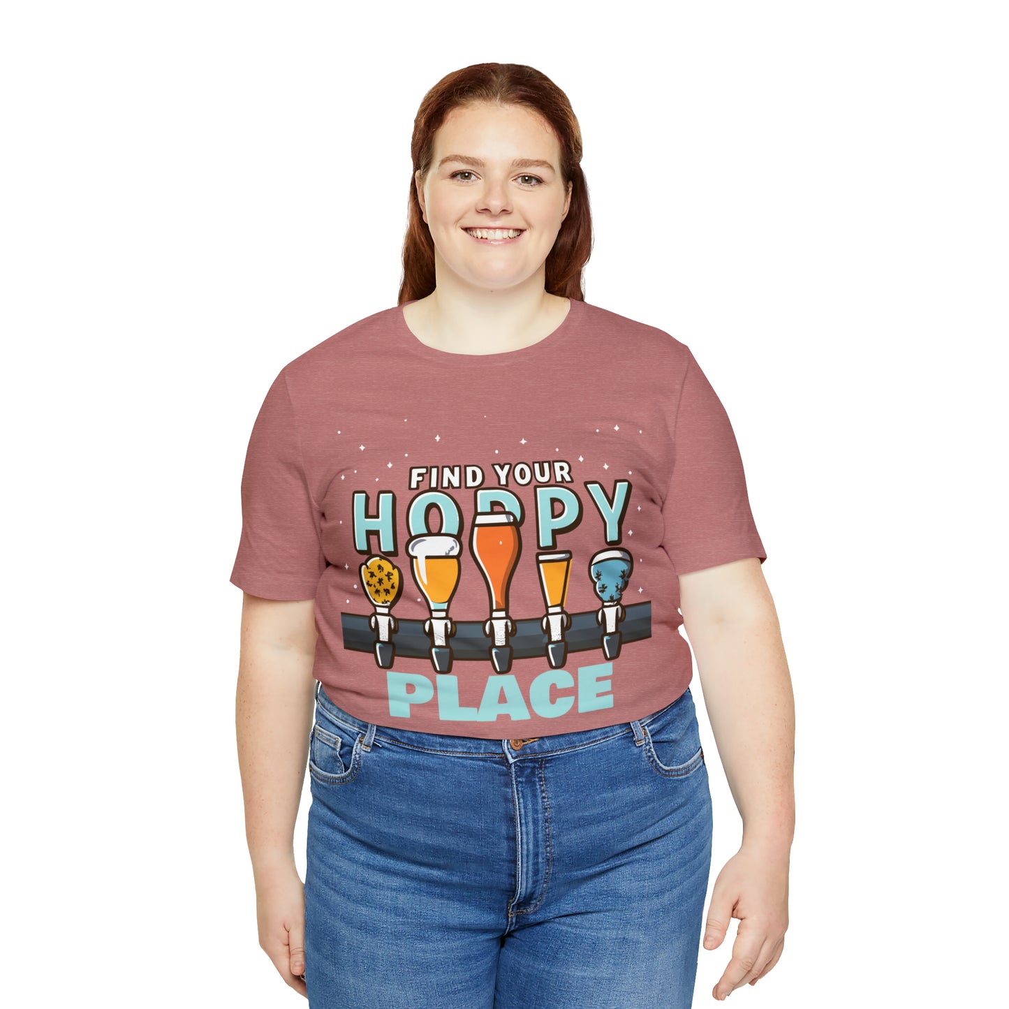 Find Your Hoppy Place Brewing Happiness Craft Beer T-Shirt