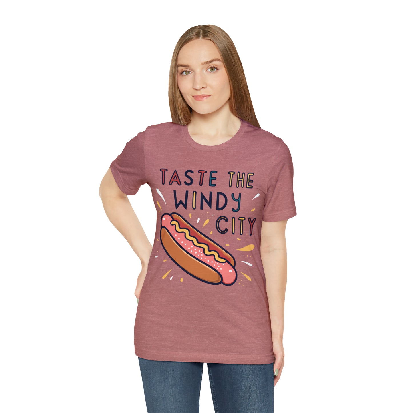 Taste The Windy City Chicago Hot Dog Lover Best Bites T-Shirt