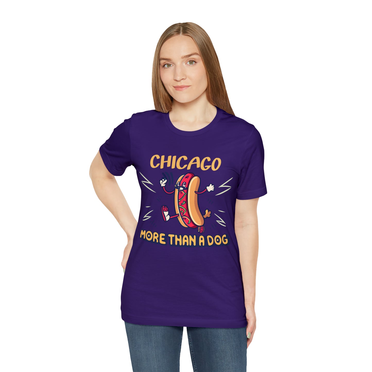 Chicago More Than a Dog Hot Dog Lover's Iconic Windy City T-Shirt