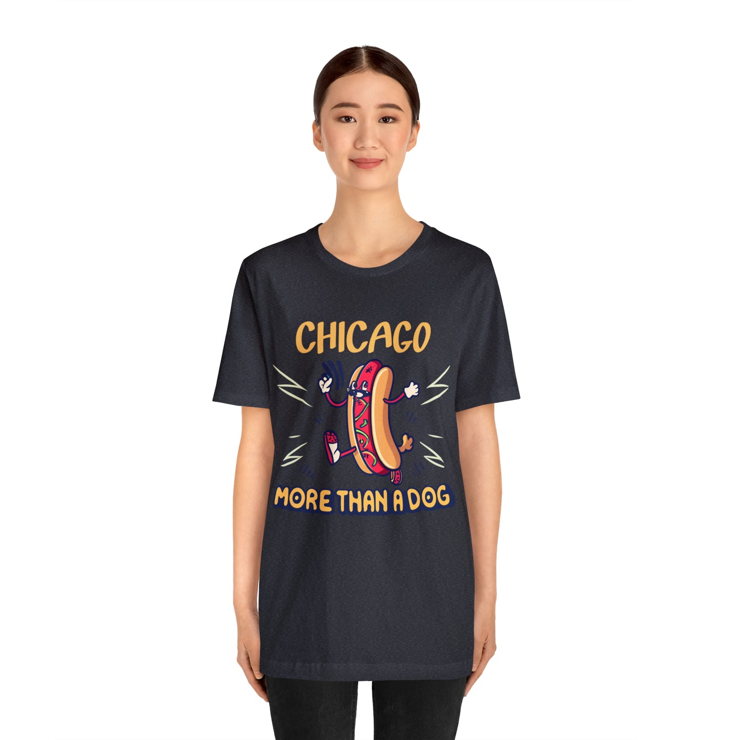 Chicago More Than a Dog Hot Dog Lover's Iconic Windy City T-Shirt