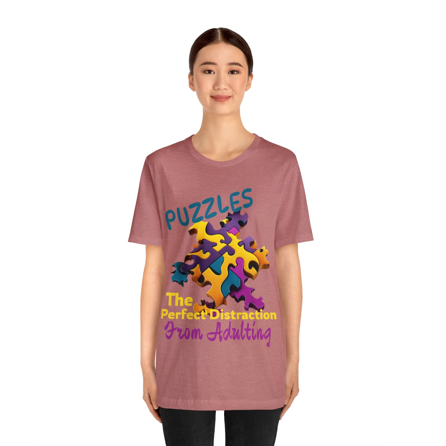 Puzzles The Perfect Distraction From Adulting Escapism T-Shirt