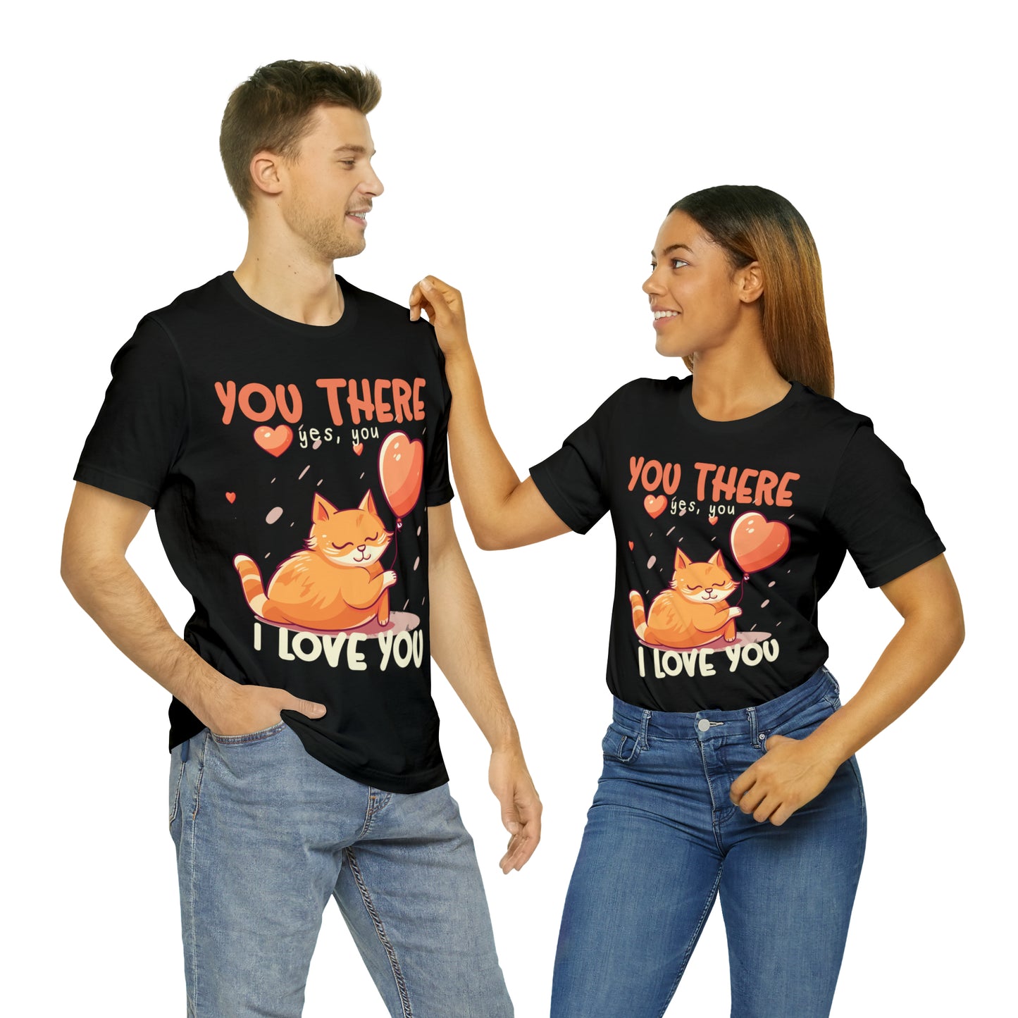 You There Yes, You I Love You Kitten Cat Lover Sleeping T-Shirt