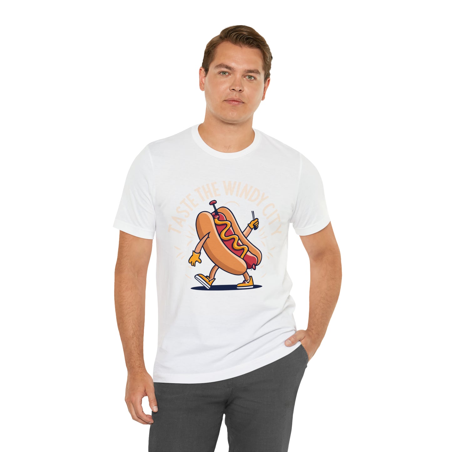 Taste The Windy City Chicago Hot Dog Lover Best Bites T-Shirt