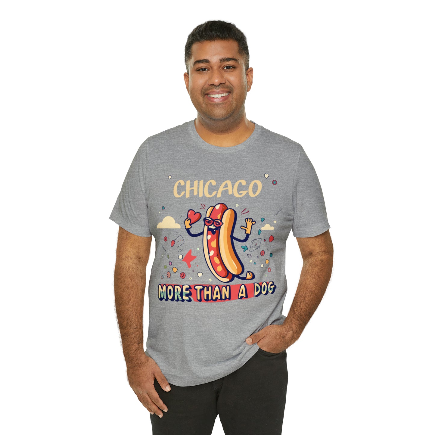 Chicago More Than a Dog Hot Dog Lover's Iconic Windy City T-Shirt