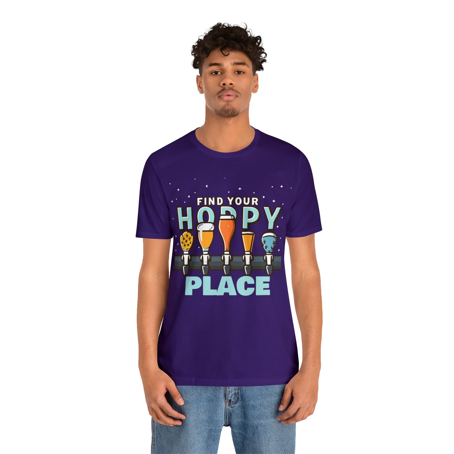 Find Your Hoppy Place Brewing Happiness Craft Beer T-Shirt