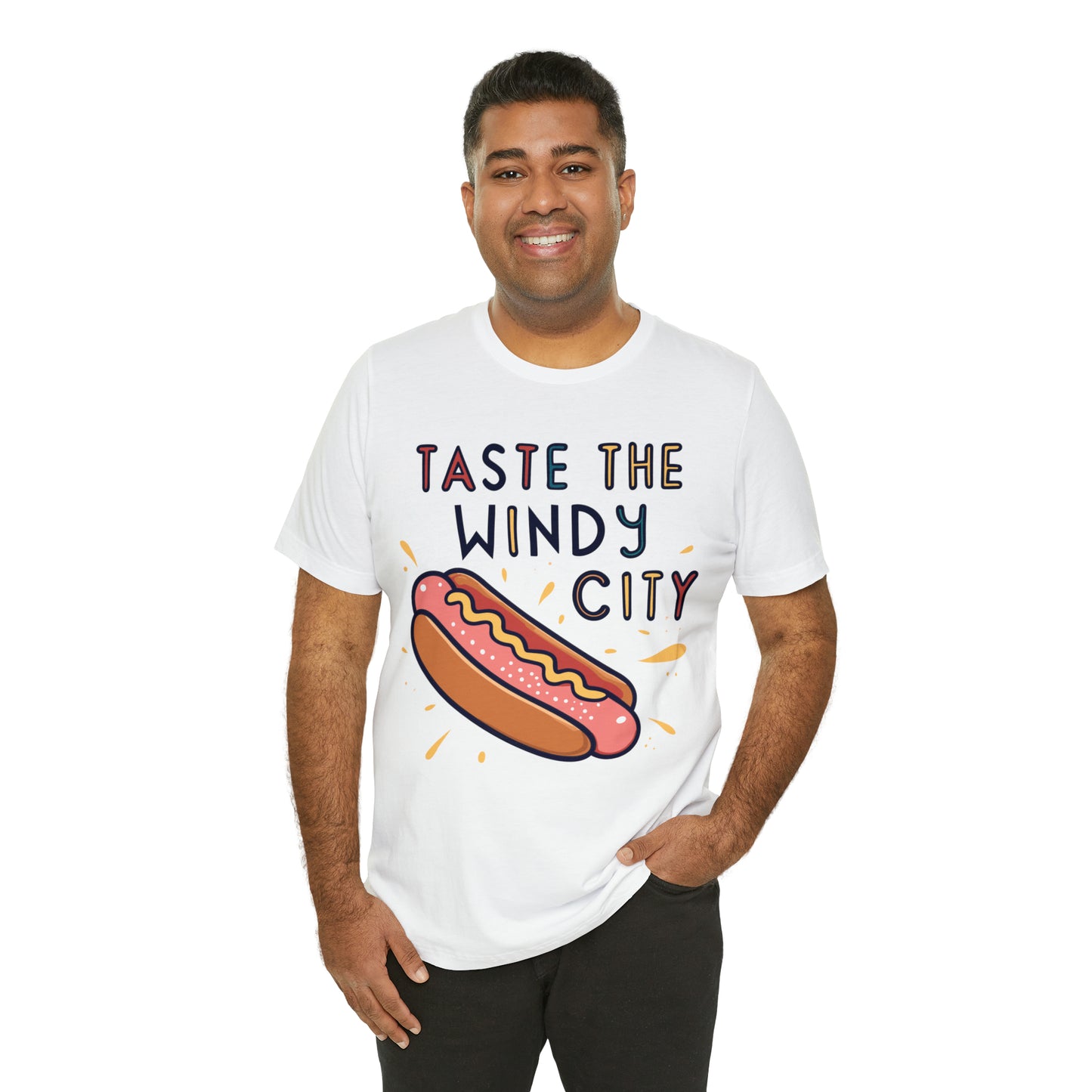 Taste The Windy City Chicago Hot Dog Lover Best Bites T-Shirt