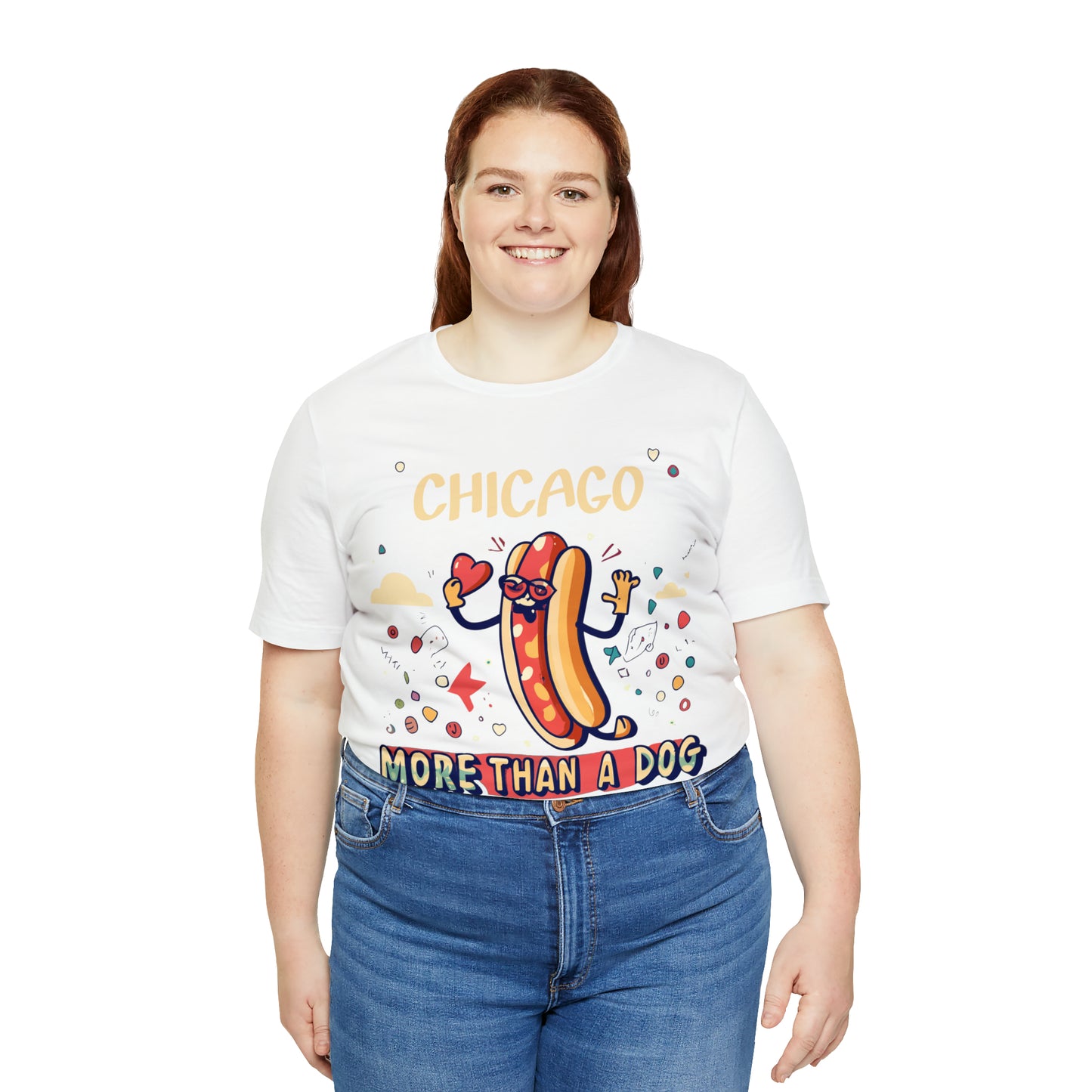 Chicago More Than a Dog Hot Dog Lover's Iconic Windy City T-Shirt