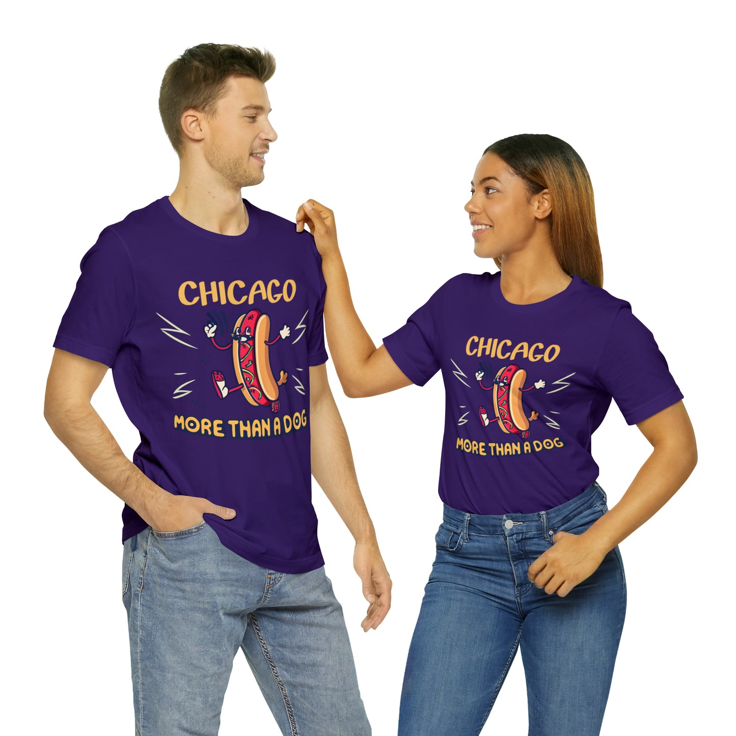 Chicago More Than a Dog Hot Dog Lover's Iconic Windy City T-Shirt