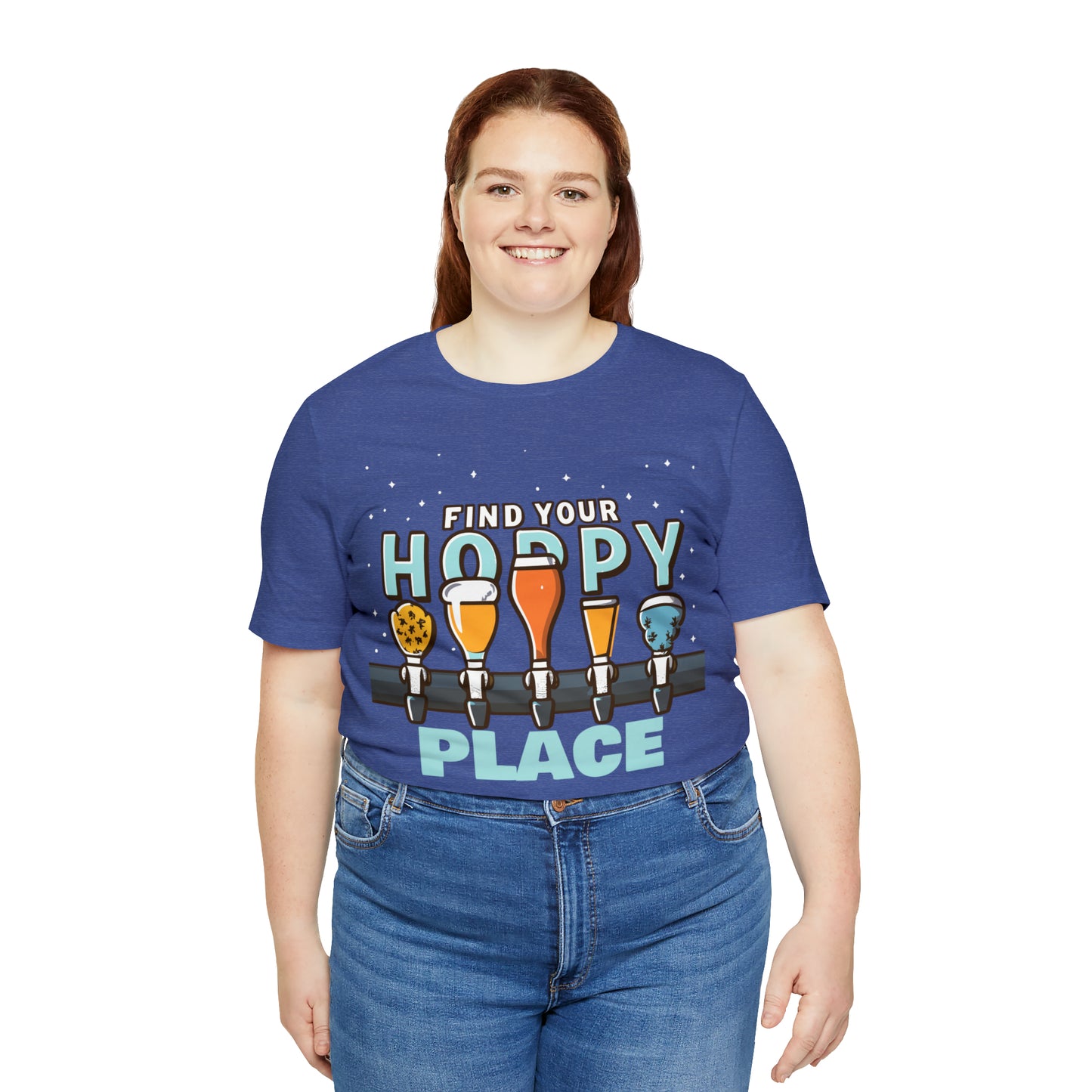 Find Your Hoppy Place Brewing Happiness Craft Beer T-Shirt