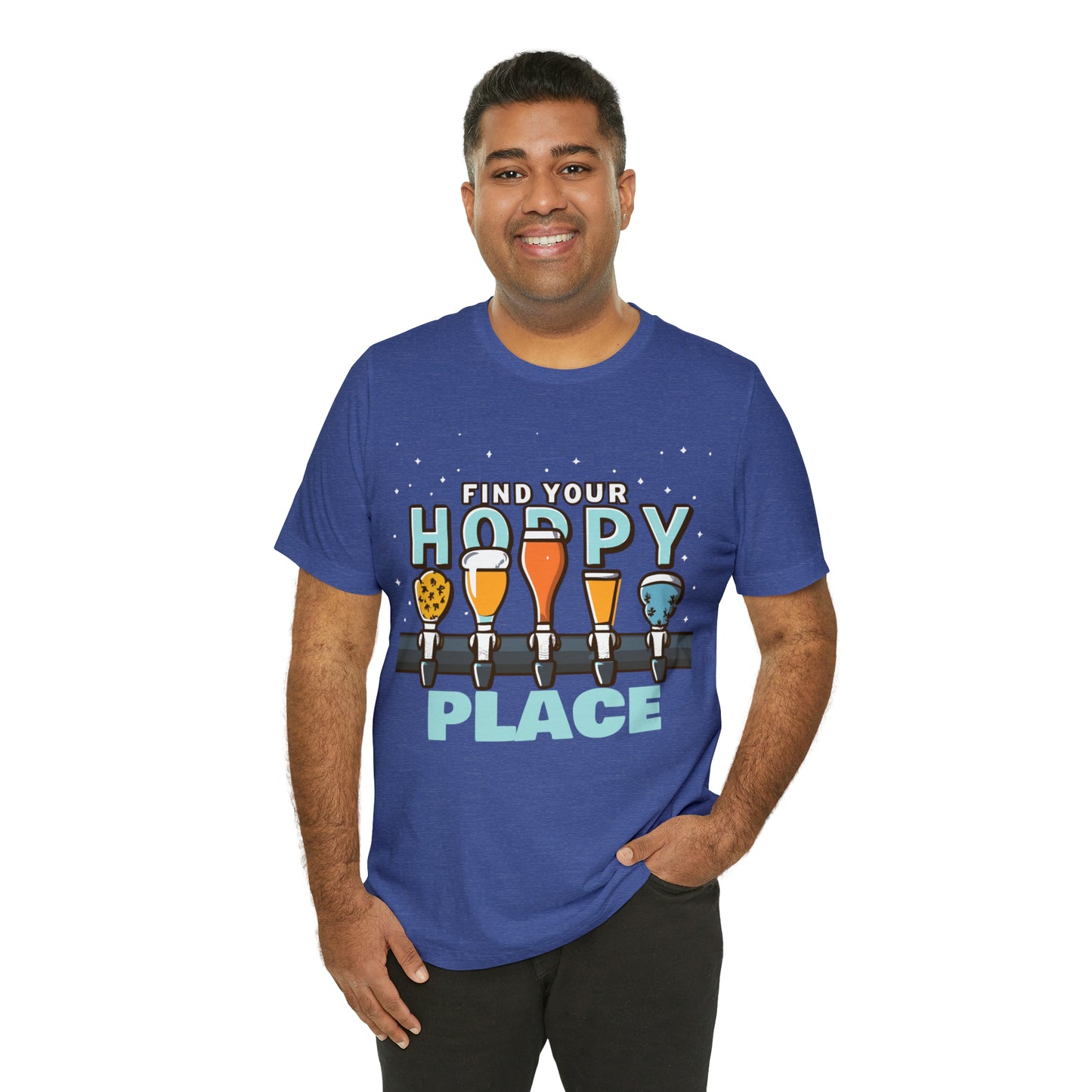 Find Your Hoppy Place Brewing Happiness Craft Beer T-Shirt