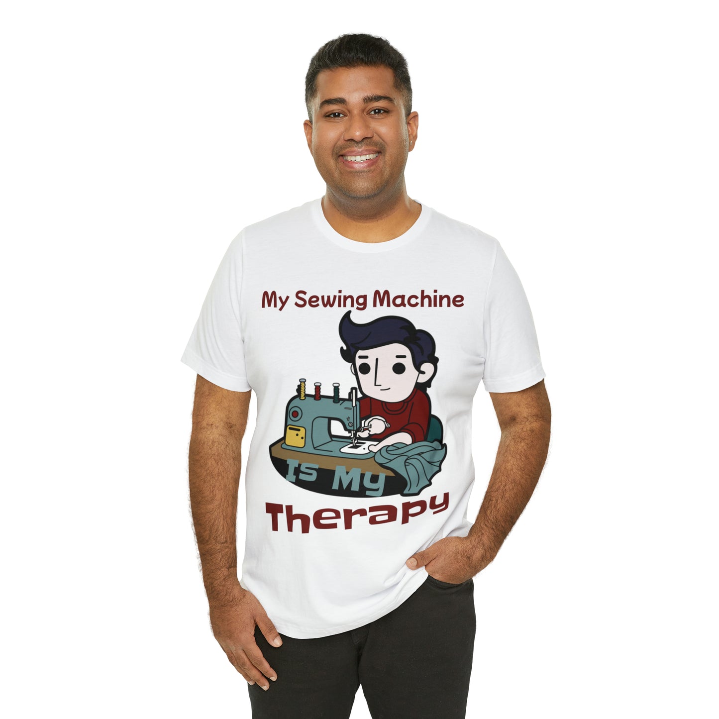 Sewing Machine Therapy: Finding Solace Through Stitches T-Shirt