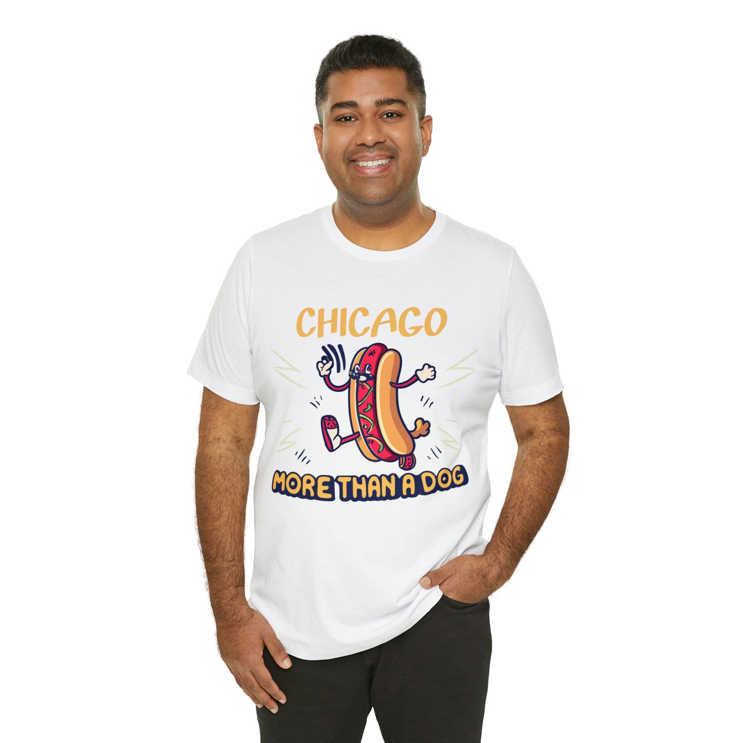 Chicago More Than a Dog Hot Dog Lover's Iconic Windy City T-Shirt