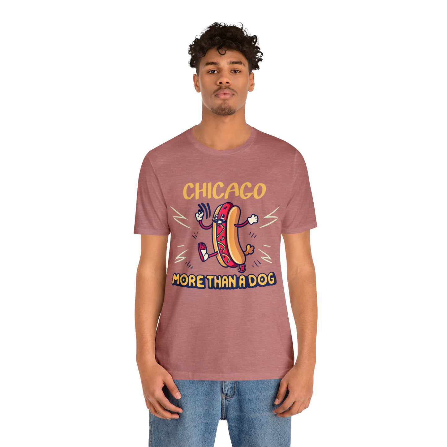 Chicago More Than a Dog Hot Dog Lover's Iconic Windy City T-Shirt