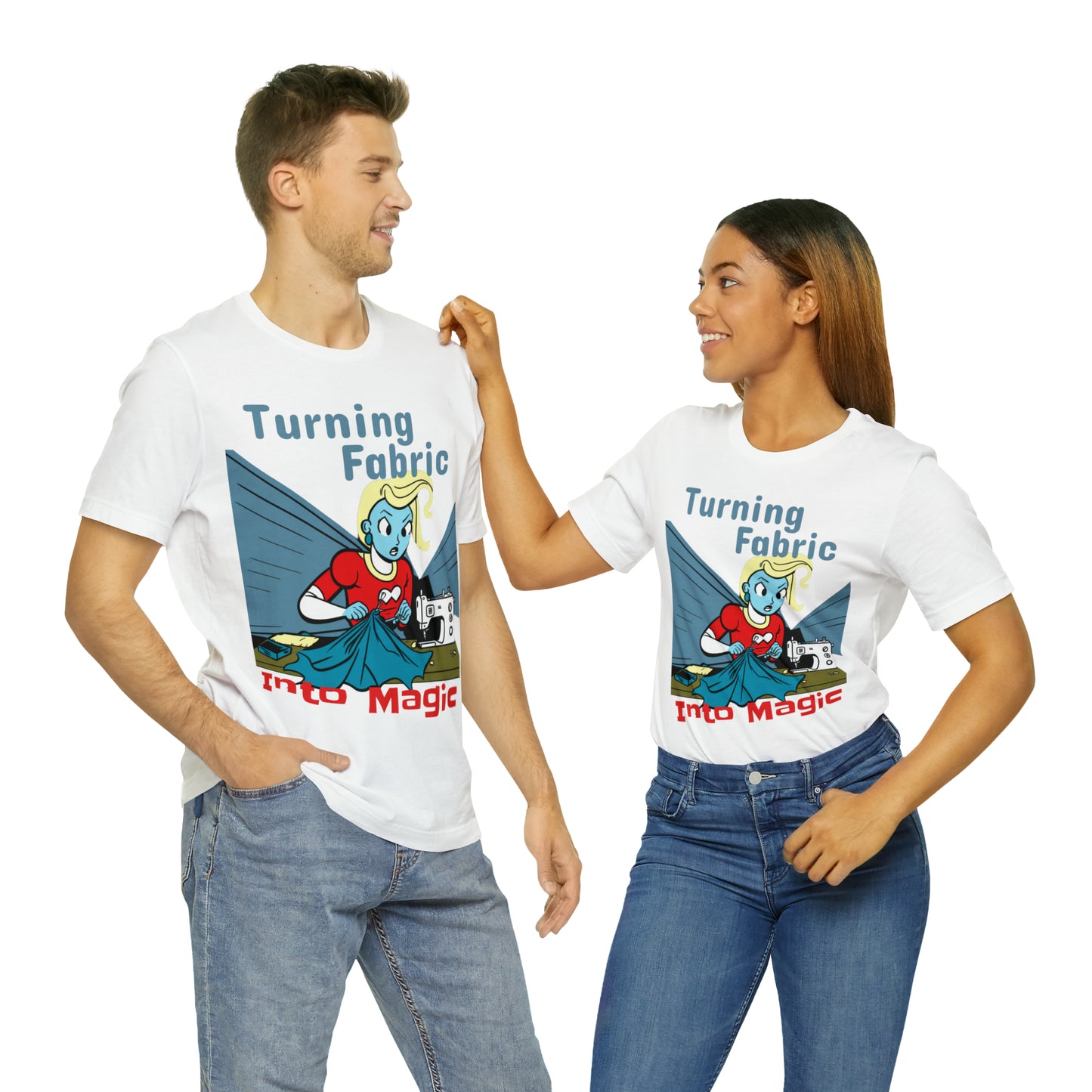 Turning Fabric In Magic Sewing Mystical Stitchery Creations T-Shirt