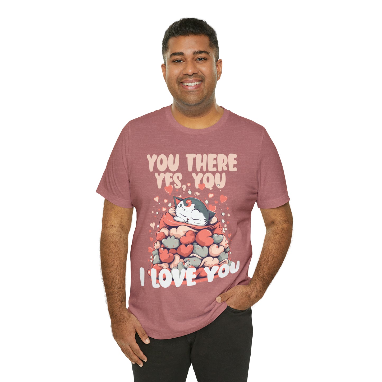 You There Yes, You I Love You Kitten Cat Lover Sleeping T-Shirt